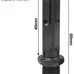 dytools 3PCS Core Drill Bit Adapter SDS Plus Shank and Triangle Shank Electric Wrench with Round & Square Handles Square Mouth Water Drill Joint image 5
