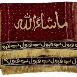 Net Embroidered Maroon Women Dupatta-picture-14