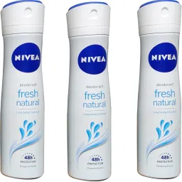 FRESH NATURAL (PACK OF 3) Deodorant Spray - For Women-image-22