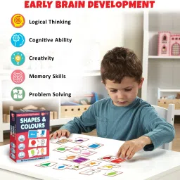 little berry Shapes and Colours Early Learning Puzzle Game for Kids 2+ Years - Learning Toy image 4