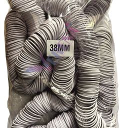 verena 38 MM Spiral Binding White Heavy Quality Plastic Spiral Ring/Coil/Loop Manual Ring Binder-38