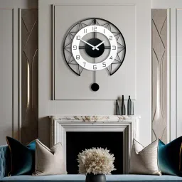 Analog 41 cm X 39 cm Wall Clock-37