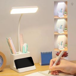 LED Desk Lamp with Stationery Holder and Mobile Stand Study Lamp-image-16