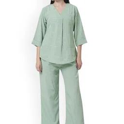 G0-4 IT Embroidered V-Neck Tunic With Trouser-picture-14