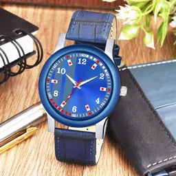 CSAMON Men Dial & Regular Straps Analogue Watch B9050 BLUPata Aeviyo Silm L_F-6