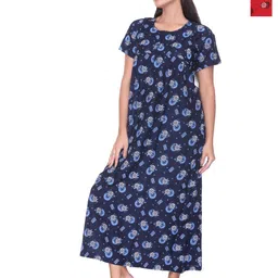 TRUDO Women pack of 2 Printed Maxi Nightdress-picture-36