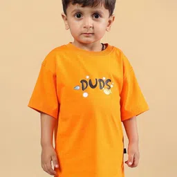 WEARDUDS Unisex Graphic Printed Round Neck Pure Cotton Relaxed Fit T-shirt-image-79