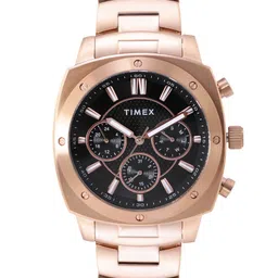 Timex Men Analogue Chronograph Stainless Steel Watch - TWEG274SMU02-21