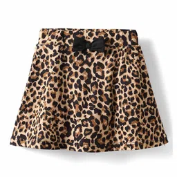 CrayonFlakes Girls Animal Printed Skorts-39