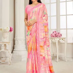 Anouk Rustic Pure Georgette Dabu Saree-image-72