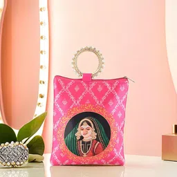 Kuber Industries Printed Structured Tote Bag with Quilted image 5