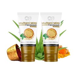 CO BEAUTY Set Of 2 Multani Mitti Face Wash With Licorice For Radiant Skin - 100 ml Each-33