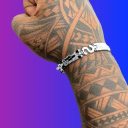 Dynamic Retail Global Men Stainless Steel Silver-Plated Link Bracelet-image-57