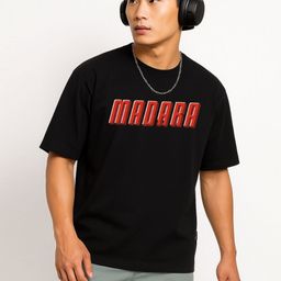 Be Crazy Graphic Round Neck Cotton Oversized T shirt-image-91
