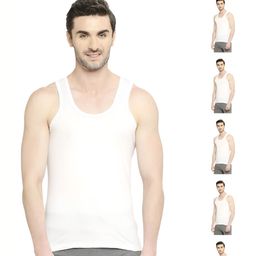 VIP Pack of 6 Cotton Innerwear Vests-picture-16