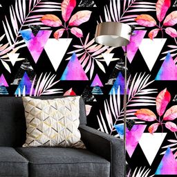 ArtzFolio Printed UV-Resistant Anti-Bacterial Summer Watercolor Tropical Leaves Peel & Stick Wallpaper-image-41