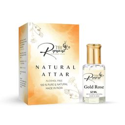 THE RUPAWAT Gold Rose Perfumery House Natural Alcohol Free Attar - 12 ml-image-30