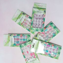 Whimsy Beauty Set Of 24 Artificial Press On Nails With Mermaid Design-20