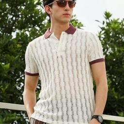 Campus Sutra Polo Collar Regular Fit T-shirt-image-98