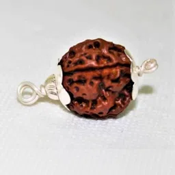 Divine souvenirs Unisex Brown Rudraksha Pendant-image-99