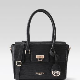 Carlton London Textured Structured Handheld Bag-image-53