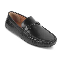 Tresmode Men Leather Driving Shoes-image-90