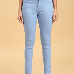 Rea-Lize Women Slim Fit High-Rise Stretchable Jeans-image-76