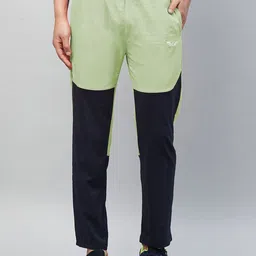 CHROME & CORAL Men Colourblocked Joggers Fit Trackpant-picture-13