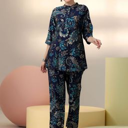 Libas Printed Thre Quarter Sleeves Tunic & Trouser Co-Ords-image-66