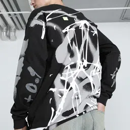 Puma x Nacho Men Graphic Printed Cotton Relaxed Fit Long Sleeve Top-image-83