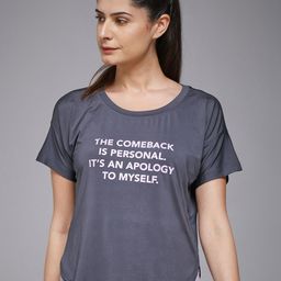 MKH Typography Printed Round Neck Dri-FIT Relaxed Fit T-shirt-picture-18
