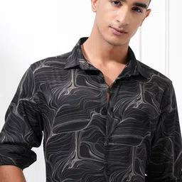 KETCH Men Slim Fit Opaque Printed Casual Shirt-image-51