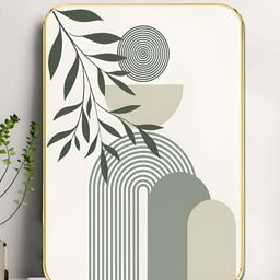 Myntra Elegant Homes White & Green 1 Piece Wood Other Wall Paintings-image-93