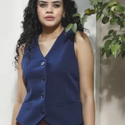 MAYKR V-Neck Sleeveless Waistcoat-picture-15