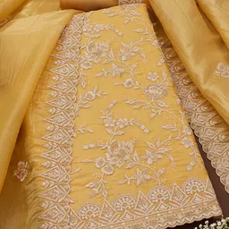 Soch Floral Embroidered Sequinned Unstitched Dress Material-image-82