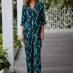 Rashmi Shree Creation Women Abstract Printed Night suit-image-59