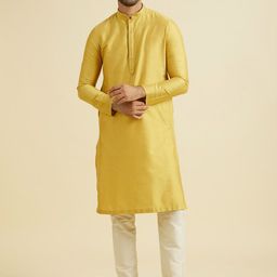 Manyavar Mandarin Collar Straight Kurta With Pyjama-32
