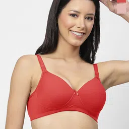 SHYAM SONS FLAIR Plainmould Women Pack of 2 Full Coverage Lightly Padded T-shirt Bra-picture-8