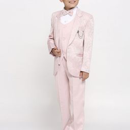 YK Boys Full Sleeves Printed 5-Piece Party Suit-image-97
