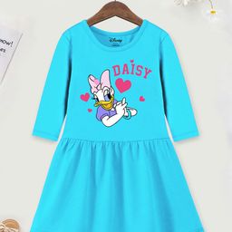 YK Disney Print Fit & Flare Dress-picture-17