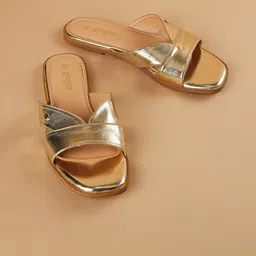 Ginger by Lifestyle Women Slip-On Open Toe Flats-34
