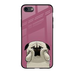 QRIOH Funny Pug Face Printed iPhone 7 Back Case-picture-17