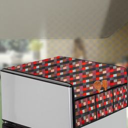 The Furnishing Tree Red Plastic Refrigerator Cover-image-35