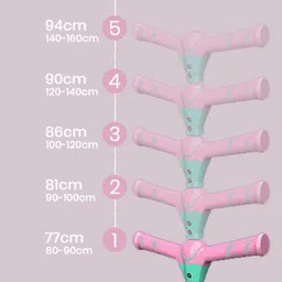 StarAndDaisy Kick Scooter With LED Wheels & Music, Foldable & Adjustable Handle Height image 2