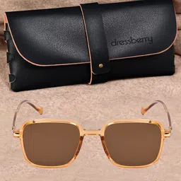 DressBerry Women Square with UV Protected Sunglasses DBSG-DC1001-03-image-49