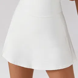StyleCast High Waist With Side Slit Mini Skorts-image-58