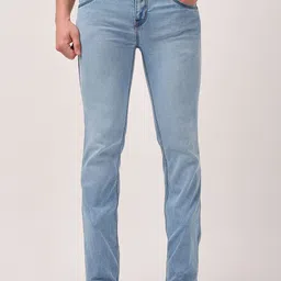 mode de base Men Slim Fit Low-Rise Clean Look Stretchable Cotton Jeans-image-8