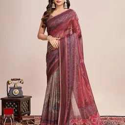 AMRUTKALA SAREES Paisley Printed Zari Saree-picture-49