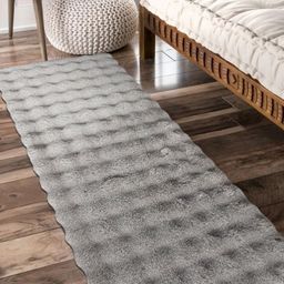 OBSESSIONS Grey Rectangular Bedside Runners-37