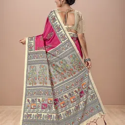 Anouk Rustic Ethnic Motifs Saree image 3